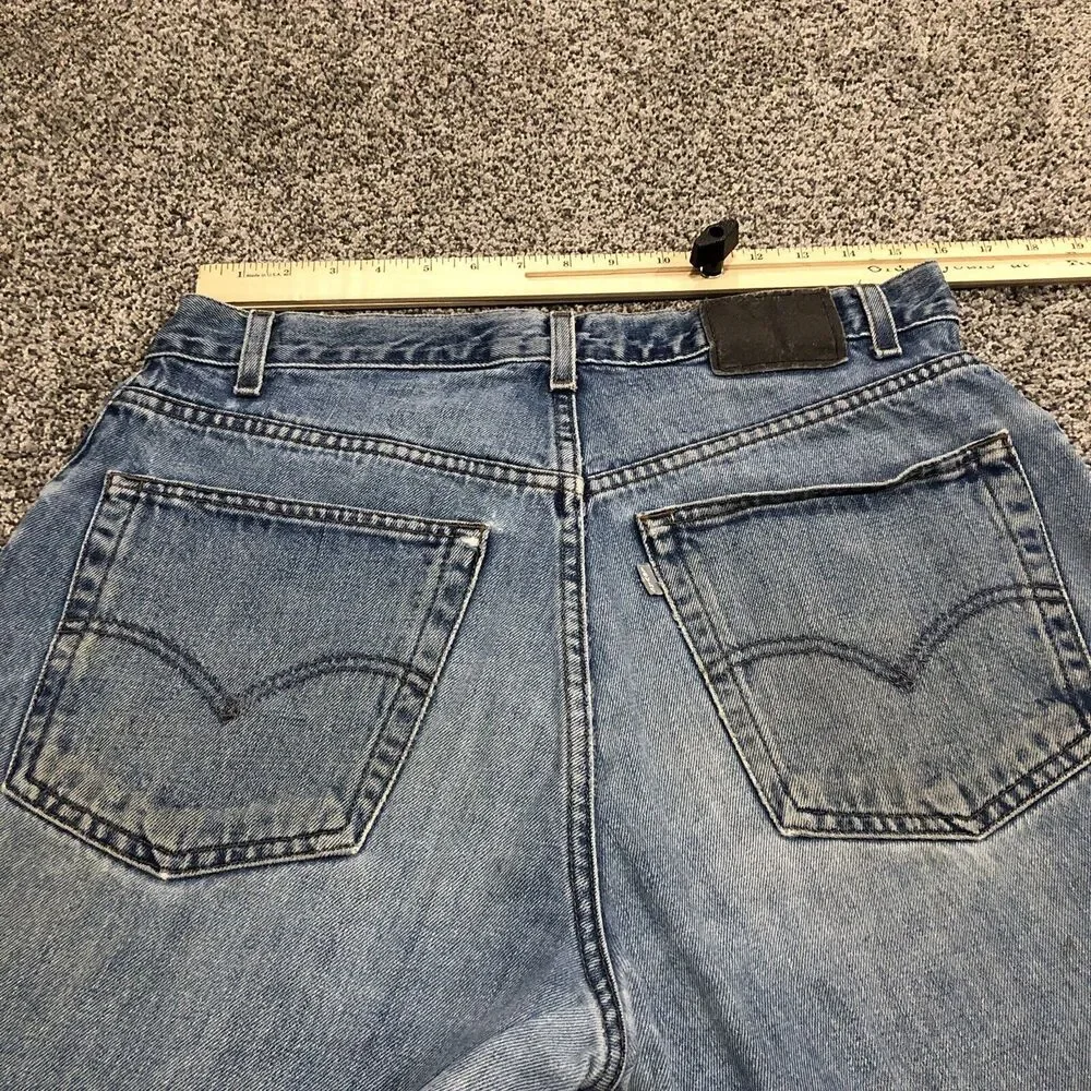 VTG Levis SilverTab Jeans Mens 33x29 Blue Loose Relaxed Straight Denim - Picture 4 of 13